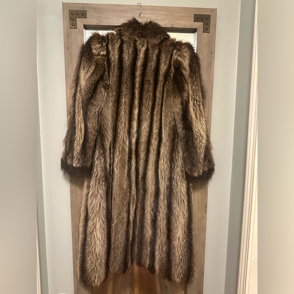 Racoon fur coat mint condition